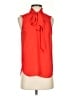 J.Crew 365 100% Polyester Orange Sleeveless Blouse Size S - photo 1