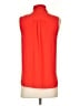 J.Crew 365 100% Polyester Orange Sleeveless Blouse Size S - photo 2