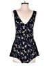 SEEK The Label 100% Rayon Floral Blue Romper Size M - photo 1