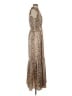 THML 100% Polyester Paisley Brown Cocktail Dress Size S - photo 4