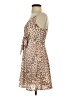 Express 100% Polyester Animal Print Brown Cocktail Dress Size XXS - photo 5