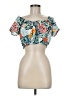 Roxy Green Short Sleeve Top Size M - photo 1