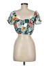Roxy Green Short Sleeve Top Size M - photo 2