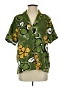 BDG Tropical Green Short Sleeve Blouse Size S - photo 1