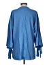 Tibi Blue 3/4 Sleeve Top Size S - photo 2