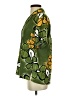 BDG Tropical Green Short Sleeve Blouse Size S - photo 5