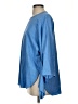 Tibi Blue 3/4 Sleeve Top Size S - photo 5