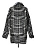 Chouyatou Houndstooth Gray Coat Size L - photo 2