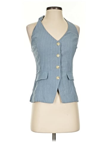 Monteau Sleeveless Button-Down Shirt (view 1)