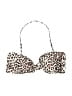 J.Crew Animal Print Brown Swimsuit Top Size M - photo 1