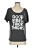 Bella Gray Short Sleeve T-Shirt Size S - photo 1
