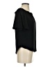 Naked Zebra Black Short Sleeve Blouse Size S - photo 4