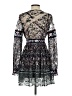 Free People 100% Polyester Paisley Black Cocktail Dress Size 2 - photo 2