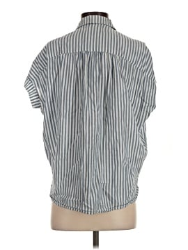 Madewell Central Shirt in Chambray Stripe (view 2)