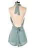 Lulus Color Block Teal Blue Romper Size XS - photo 2