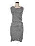 Leith Solid Gray Casual Dress Size M - photo 1