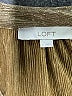 Ann Taylor LOFT 100% Polyester Metallic Gold Long Sleeve Blouse Size L - photo 7