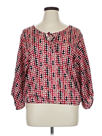 Laundry by Shelli Segal 3/4 Sleeve T-Shirt (view 1)