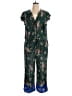 Democracy Paisley Green Jumpsuit Size XL - photo 1