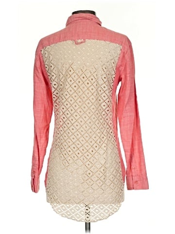 Free People Long Sleeve Button-Down Shirt (view 2)