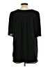 Ann Taylor 100% Polyester Black Short Sleeve Blouse Size L - photo 2