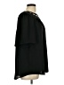 Ann Taylor 100% Polyester Black Short Sleeve Blouse Size L - photo 4