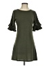 Speechless Solid Green Casual Dress Size XS - photo 1