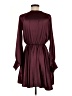 Kontatto Solid Burgundy Cocktail Dress Size M - photo 2