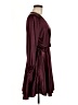 Kontatto Solid Burgundy Cocktail Dress Size M - photo 4