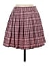 Shein Plaid Pink Casual Skirt Size XS - photo 1