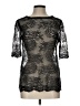 Nanette Lepore Black 3/4 Sleeve Top Size 10 - photo 1