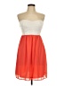 eunishop 100% Polyester Color Block Orange Cocktail Dress Size L - photo 1