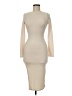Heart & Hips Solid Tan Cocktail Dress Size M - photo 1