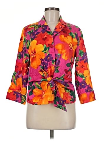 Jones New York Signature 3/4 Sleeve Blouse (view 1)