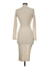Heart & Hips Solid Tan Cocktail Dress Size M - photo 2