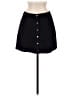 Bluivy Solid Black Casual Skirt Size 28 waist (estimated) - photo 1