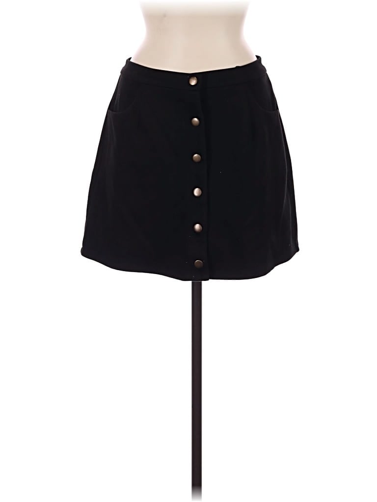 Pre-owned Bluivy Casual Skirt In Black