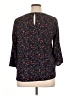 Collective Concepts Blue 3/4 Sleeve Top Size XL - photo 2