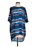 Lularoe Chevron-herringbone Blue Casual Dress Size S - photo 1
