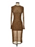 AFRM Animal Print Brown Cocktail Dress Size S - photo 1
