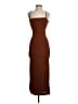 Here Comes the Sun Brown Casual Dress Size XS - photo 1
