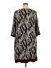 Sandra Darren Chevron-herringbone Black Casual Dress Size 18 - photo 2