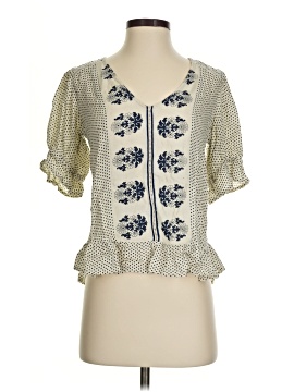 Lucky Brand Short Sleeve Blouse