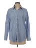 Zara Stripes Blue Long Sleeve Blouse Size S - photo 1