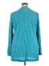 Ruth Norman Teal Long Sleeve Blouse Size 3X - photo 2