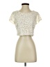 Express Ivory Short Sleeve Top Size S - photo 1