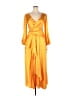 Uoozee 100% Polyester Orange Gold Cocktail Dress Size XL - photo 1
