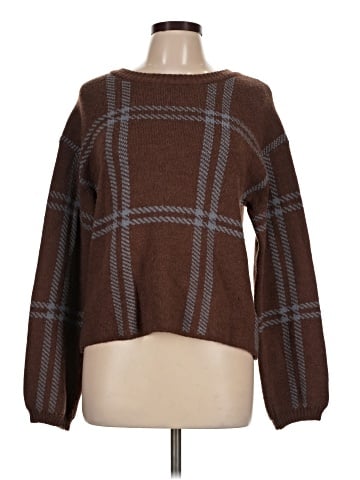 Hem & Thread Pullover Sweater (view 1)