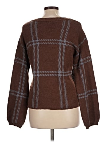 Hem & Thread Pullover Sweater (view 2)