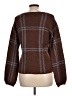 Hem & Thread Plaid Brown Pullover Sweater Size M - photo 2